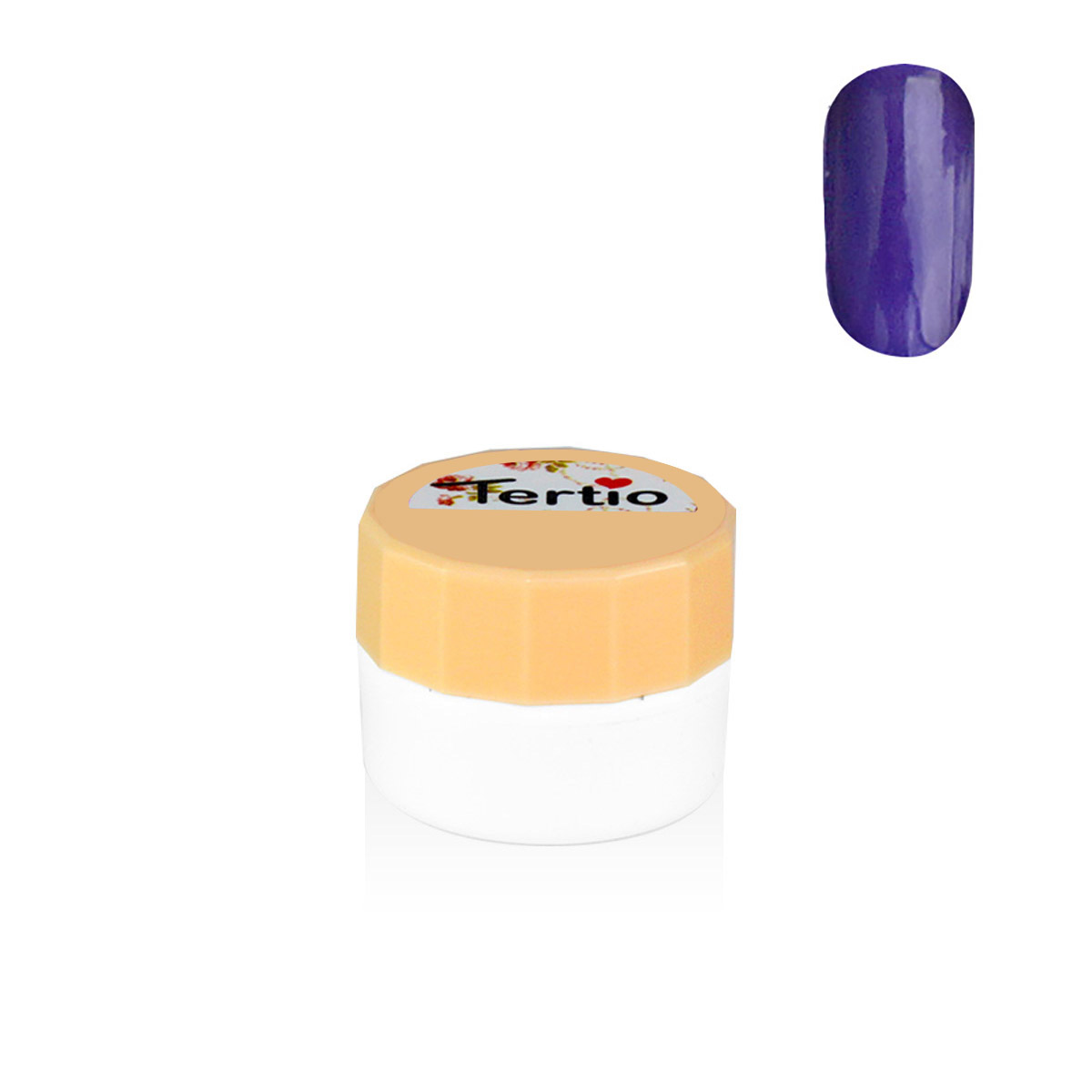 Gel colore semipermanente in barattolino bianco 8ml , viola-93