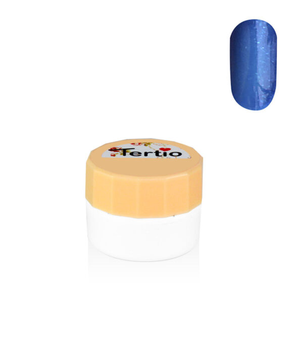 Gel colore semipermanente in barattolino bianco 8ml ,  blue metallizzato-104