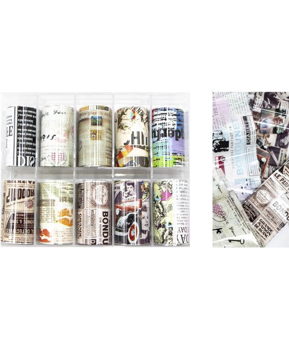 Foil per decorazione trasferibile giornale