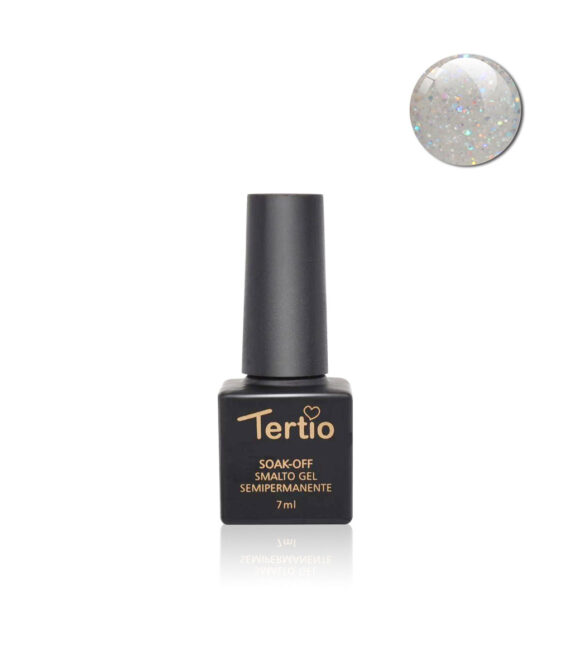 090. Cubetto 7ml Grigio Chiaro Glitterato