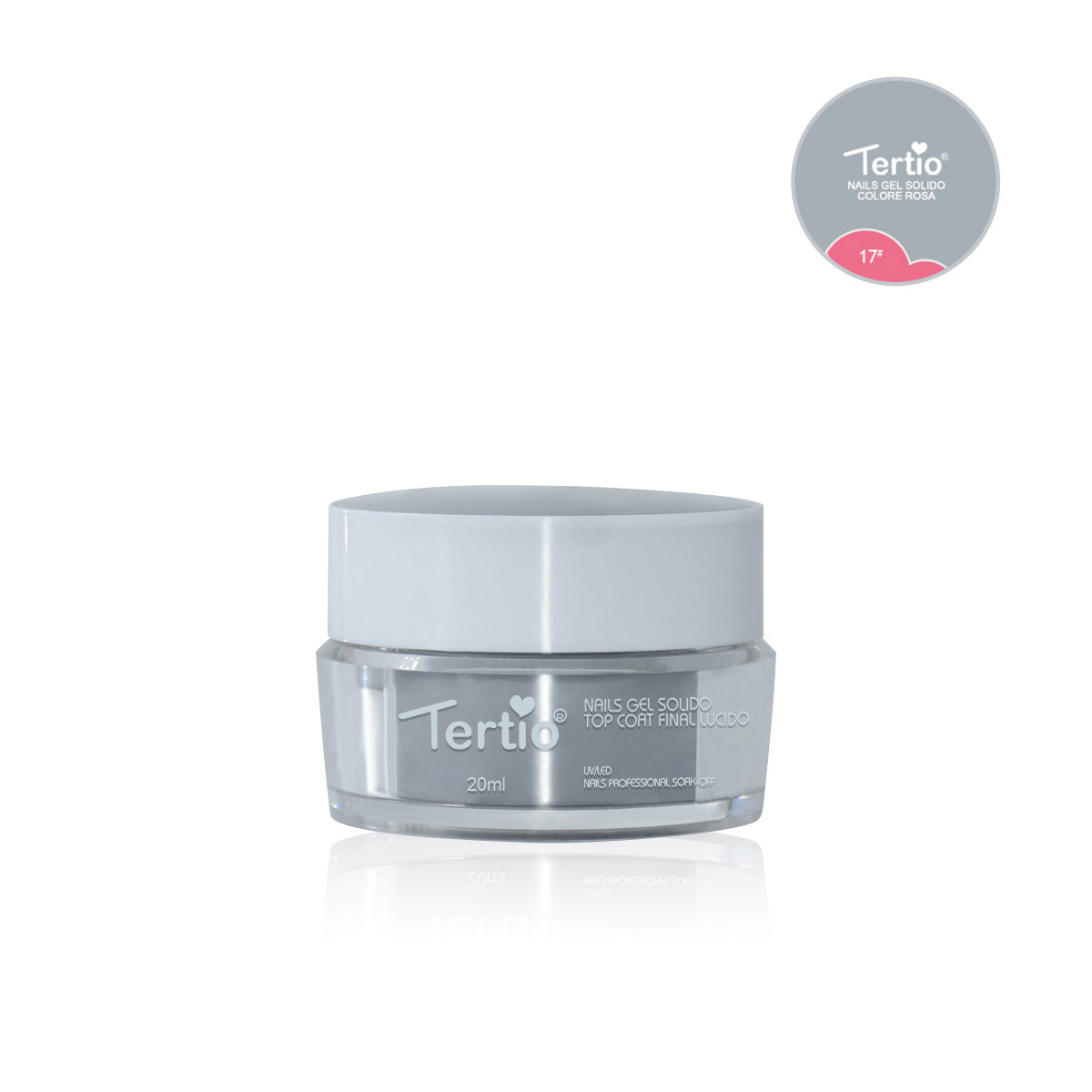 17. Gel Costruttore Solido Rosa 17# 20g
