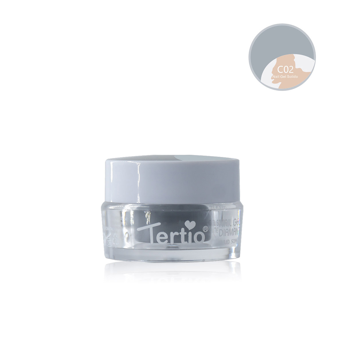 002. Gel Colore Solido Rosa Carne