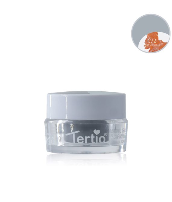 072. Gel Colore Solido Glitterato con Stelle