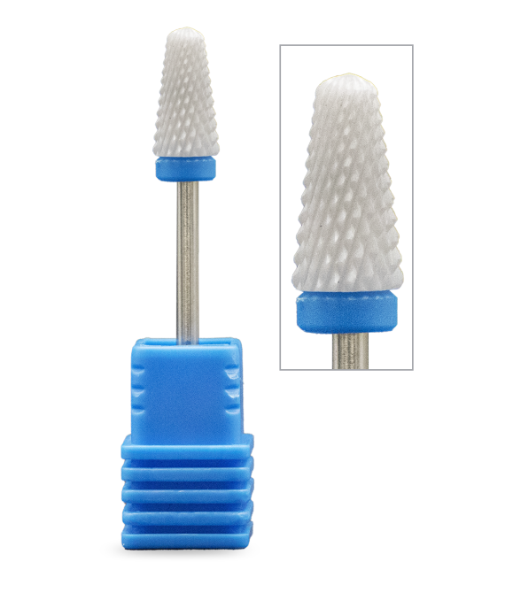 CER-043 Punta a Cono in Ceramica- Grana Media