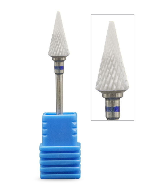 CER-047 Punta a Cono con Punta in Ceramica- Grana Media